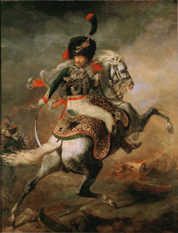 Theodore   Gericault Officer of the Imperial Guard (The Charging Chasseur) (mk09) China oil painting art